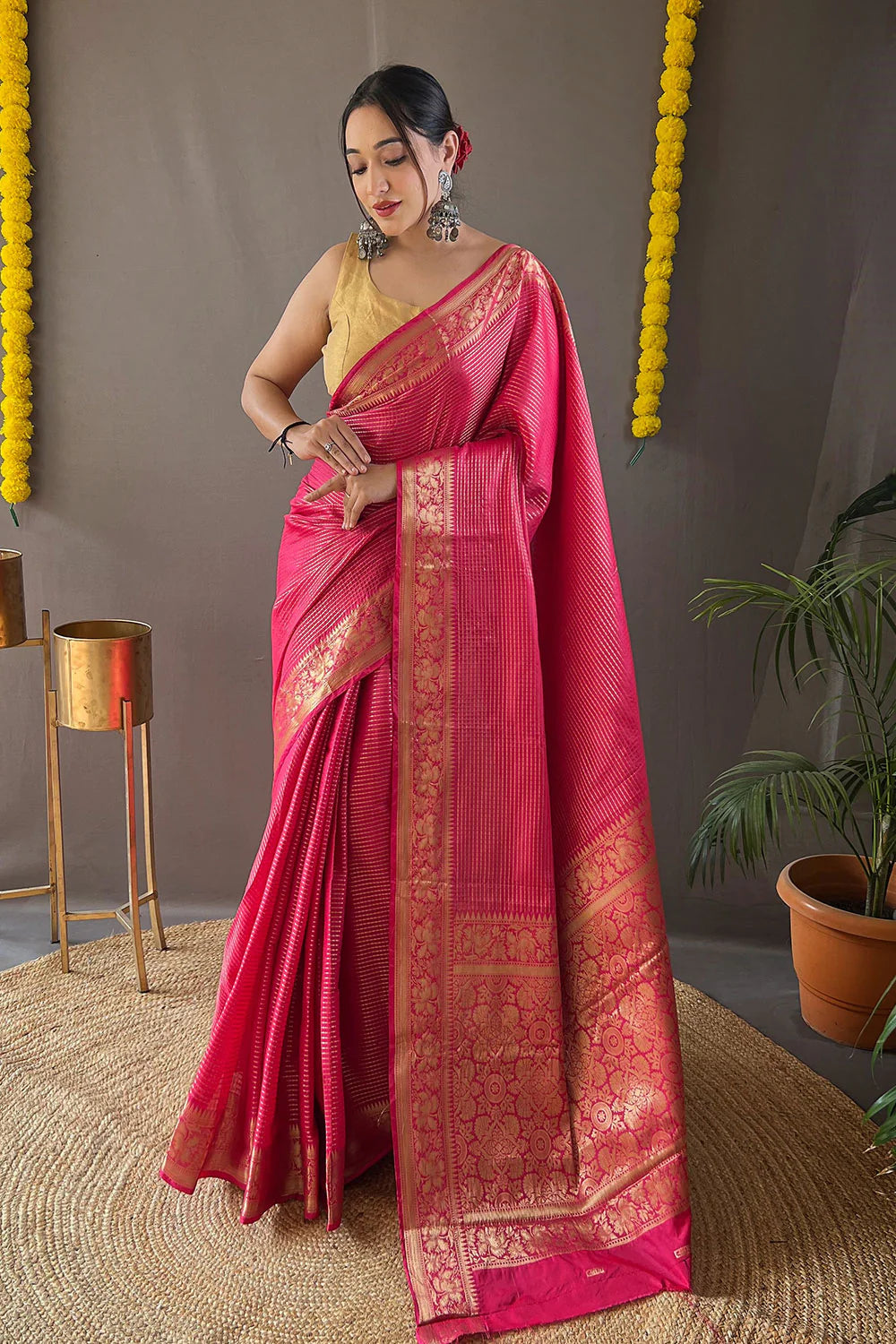 Amazing Red Soft Silk Saree