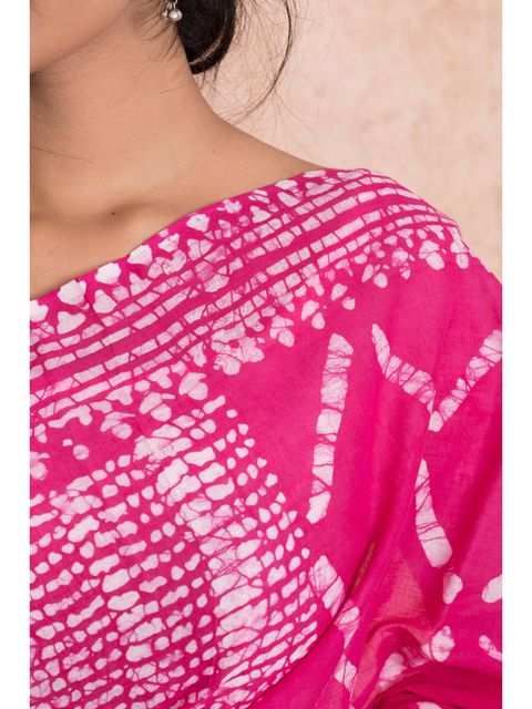 Pink Colored Festive Wear Woven Linen Saree , With Blouse Peach