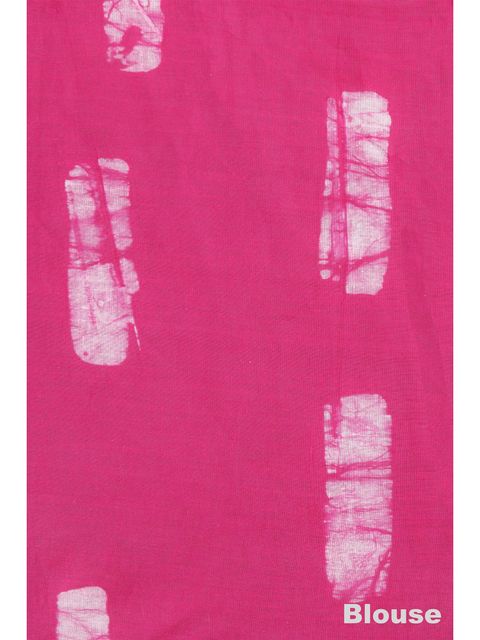 Pink Colored Festive Wear Woven Linen Saree , With Blouse Peach