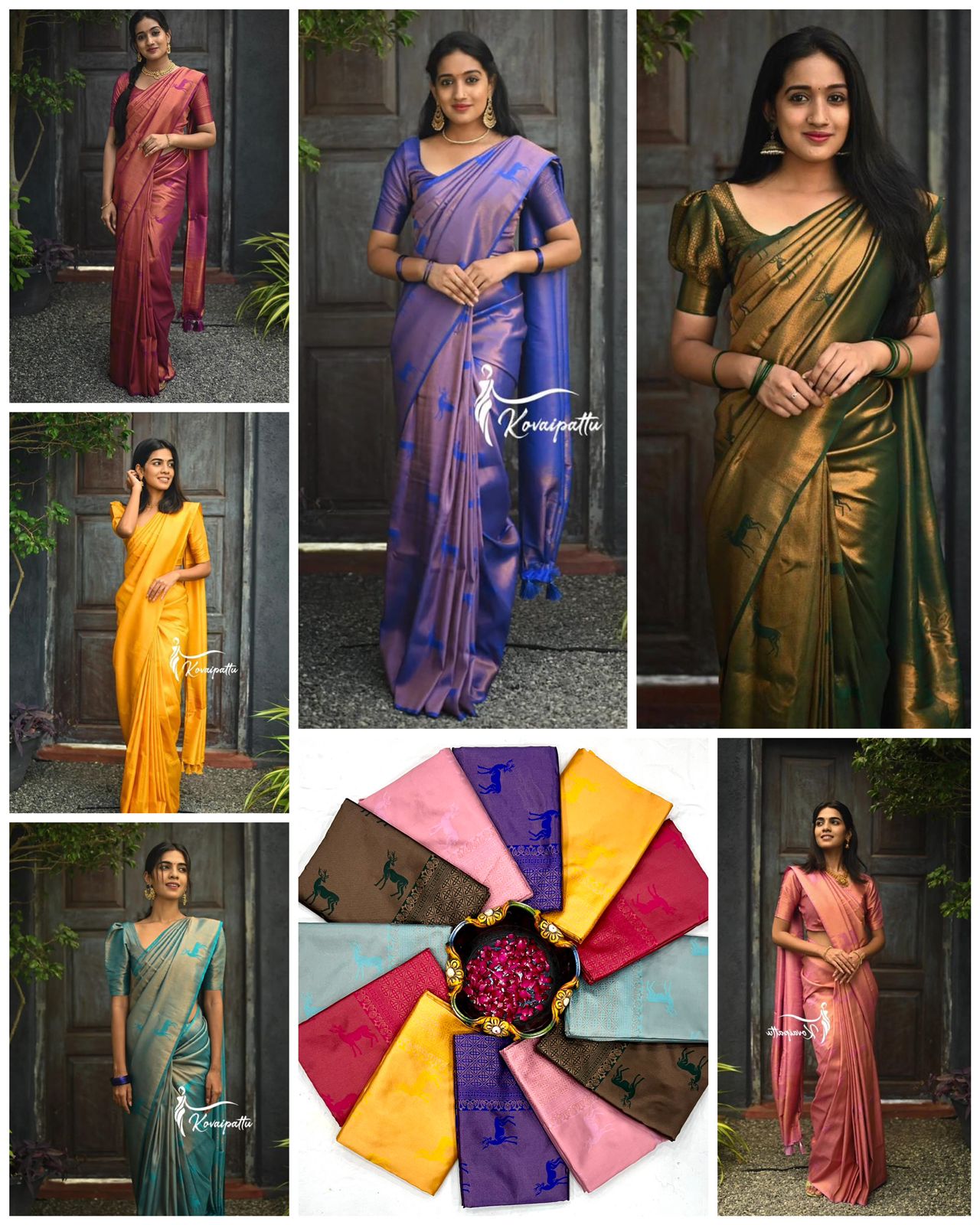 Pure Kanchi Kuppadam Pattu Sarees | Kuppadam pattu sarees, New saree  designs, Wedding blouse designs