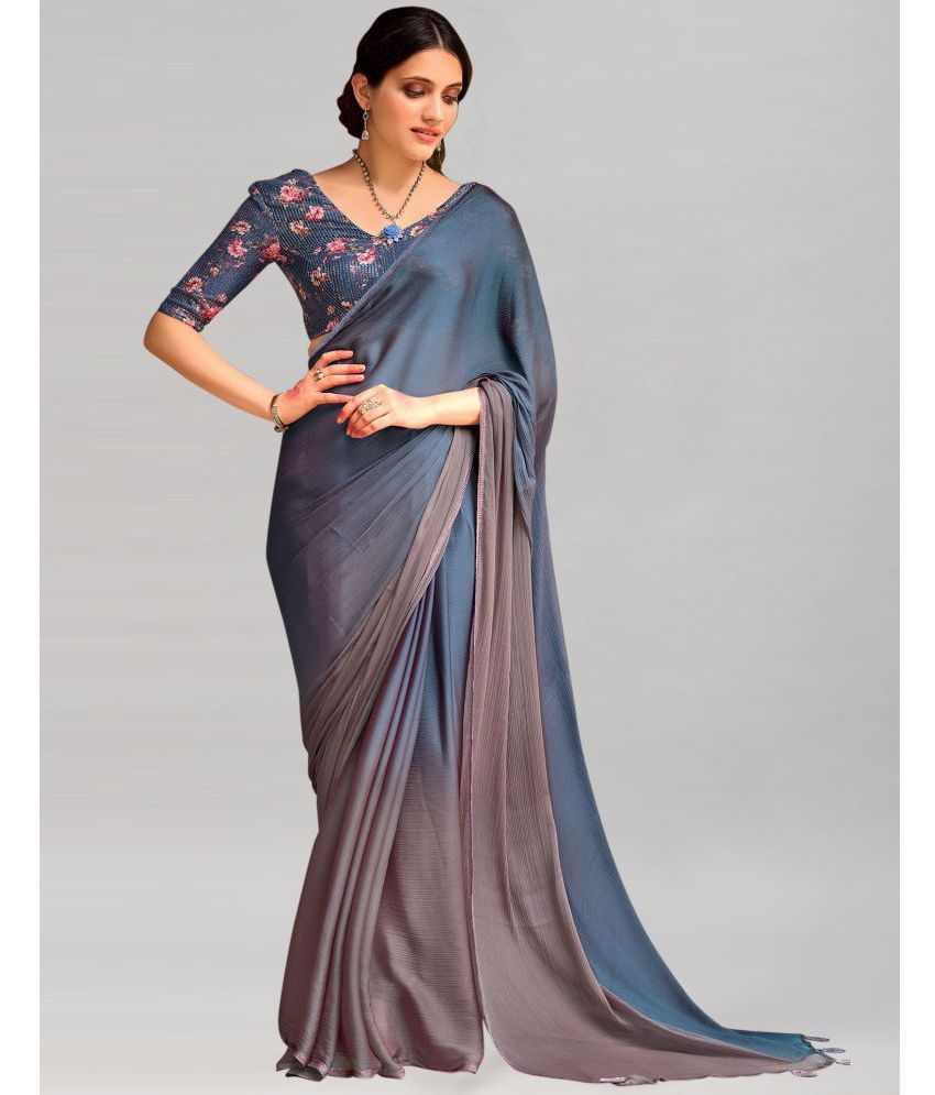 Soft Silk Starring Navy Blue Saree, Shining Festive Wear