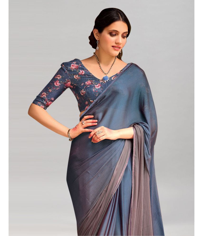 Soft Silk Starring Navy Blue Saree, Shining Festive Wear
