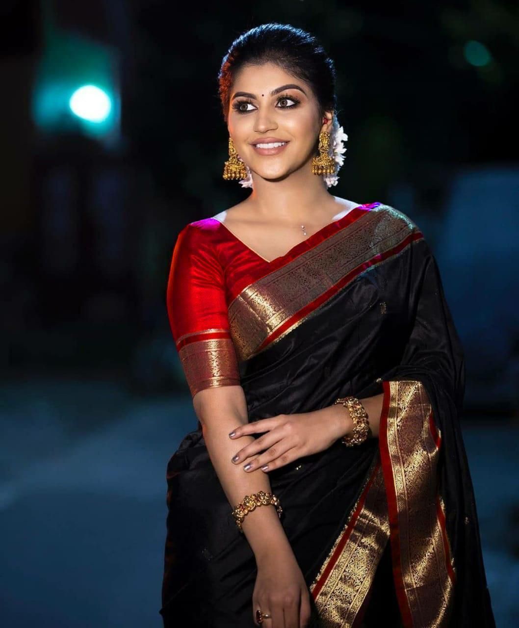 Black sarees for outlet party